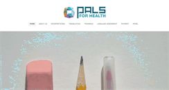 Desktop Screenshot of palsforhealth.org