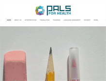 Tablet Screenshot of palsforhealth.org